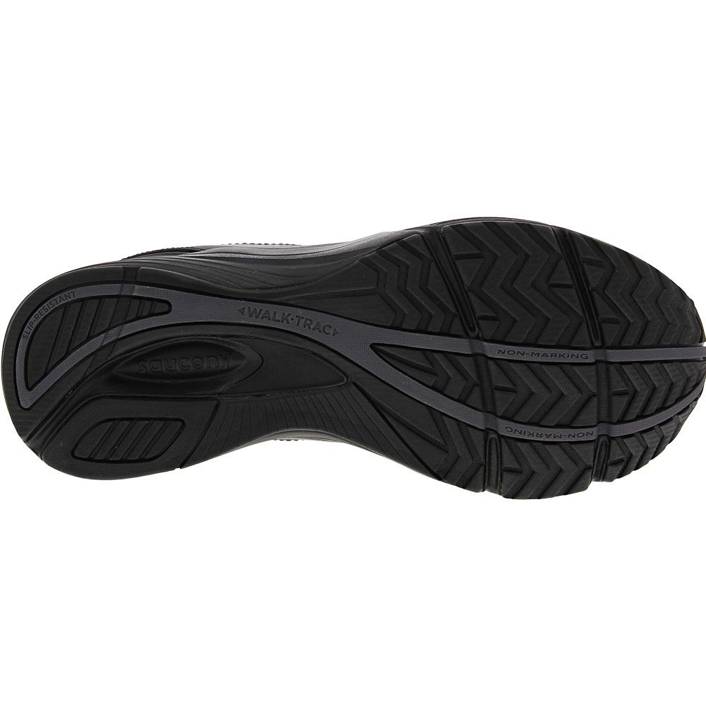 Saucony Integrity Walker 3 Walking Shoes - Mens Black Sole View