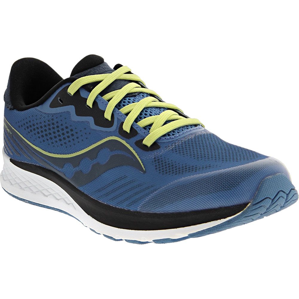 Saucony Ride 14 Boys Running Shoes Blue
