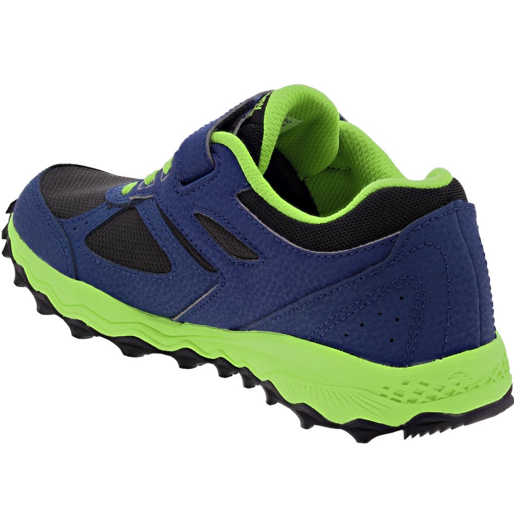 Saucony Cohesion A/C TR 14 Boys Running Shoes Blue Black Green Back View