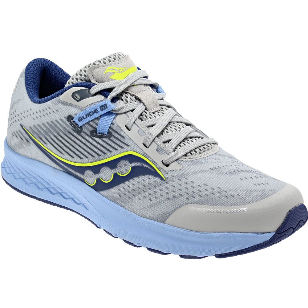 Saucony Guide 16 Running - Boys | Girls Grey Fossil Blue