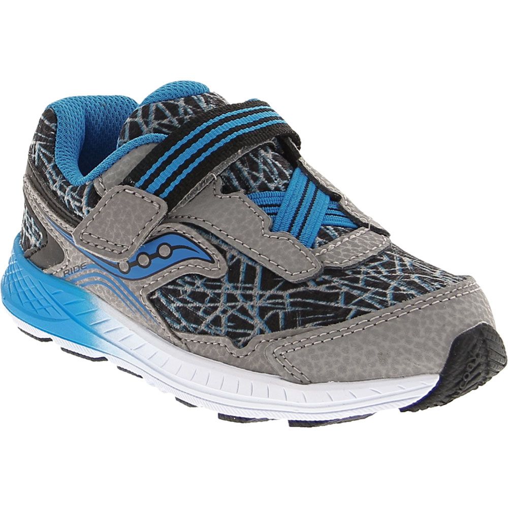 Saucony Baby Ride 10 Athletic Shoes - Baby Toddler Grey Blue