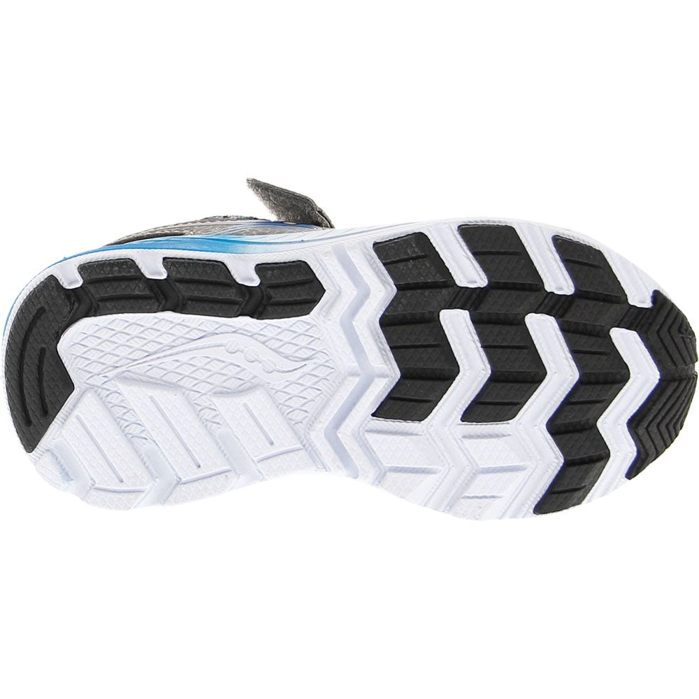 Saucony Baby Ride 10 Athletic Shoes - Baby Toddler Grey Blue Sole View
