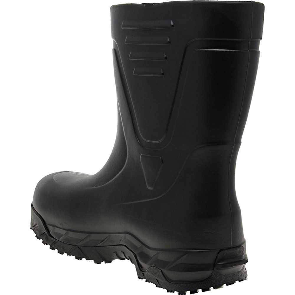 Shoes for Crews Bullfrog II Soft Toe Non-Safety Toe Work Boots - Mens Black Back View