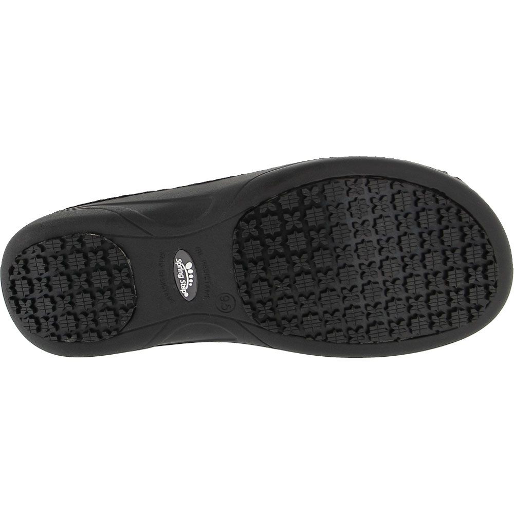 Spring Step Ferrara Duty Shoes - Womens Black Multi Sole View