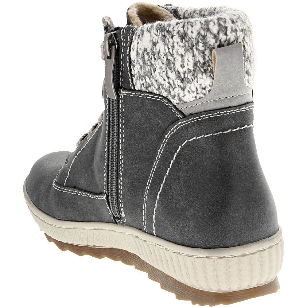 Spring Step Karlene Casual Boots - Womens Grey Back View