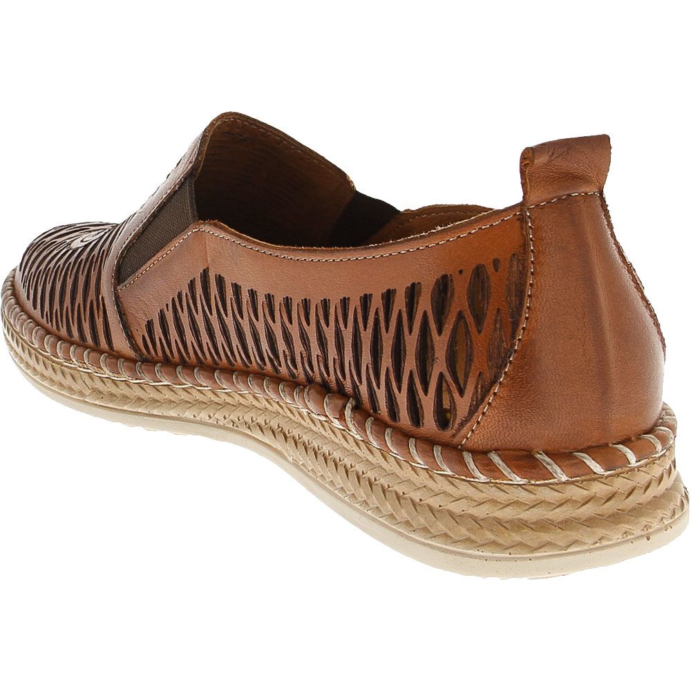 Spring Step Newday Slip on Casual Shoes - Womens Brown Back View