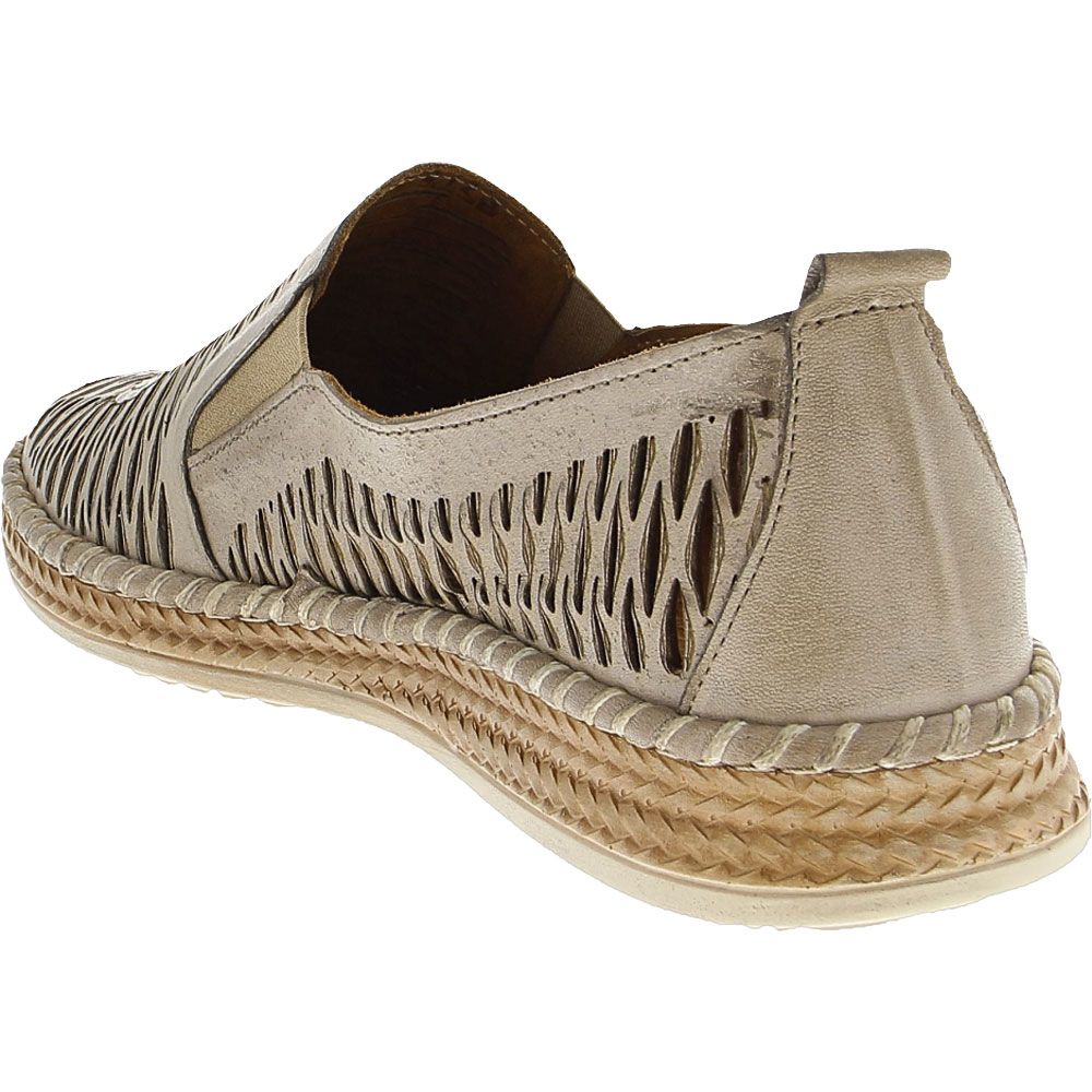 Spring Step Newday Slip on Casual Shoes - Womens Taupe Back View