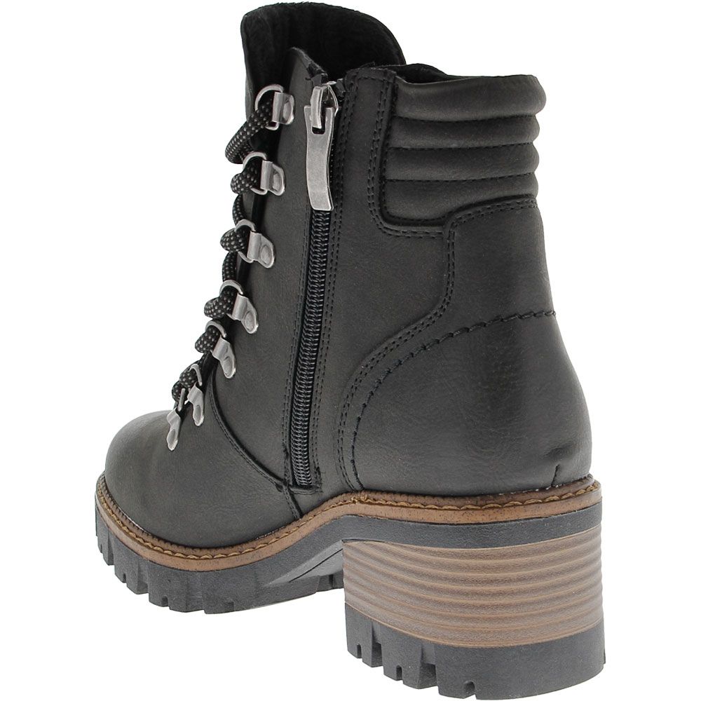 Spring Step Rockies Casual Boots - Womens Black Back View