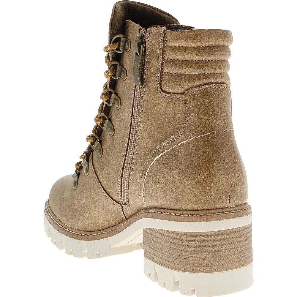 Spring Step Rockies Casual Boots - Womens Taupe Back View