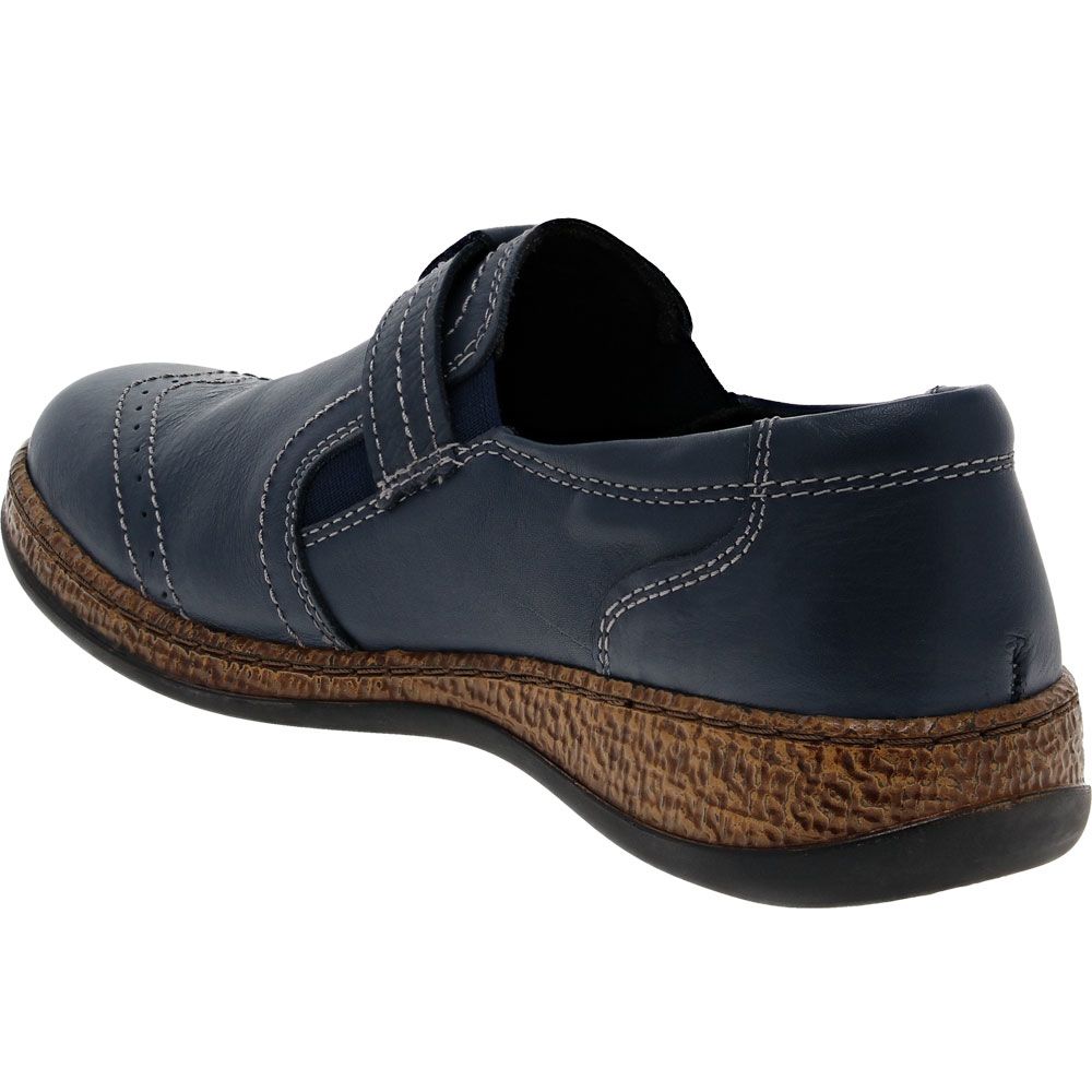 Spring Step Smolqua Slip on Casual Shoes - Womens Navy Back View