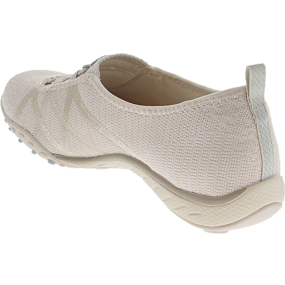 Skechers Breathe Easy A Look Lifestyle Shoes - Womens Natural Back View
