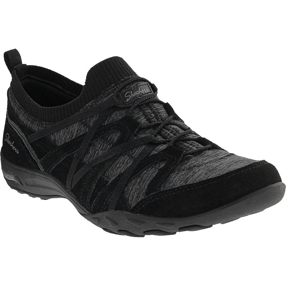 Skechers Arch Fit Comfy Lifestyle Shoes - Womens Black