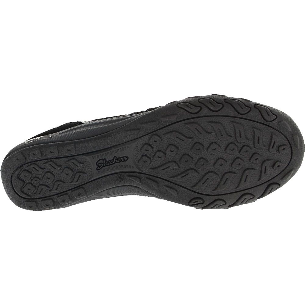 Skechers Arch Fit Comfy Lifestyle Shoes - Womens Black Sole View