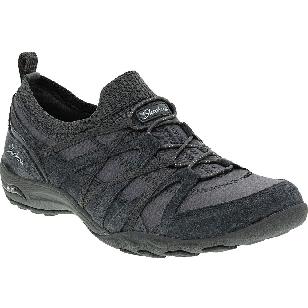 Skechers Arch Fit Comfy Lifestyle Shoes - Womens Charcoal