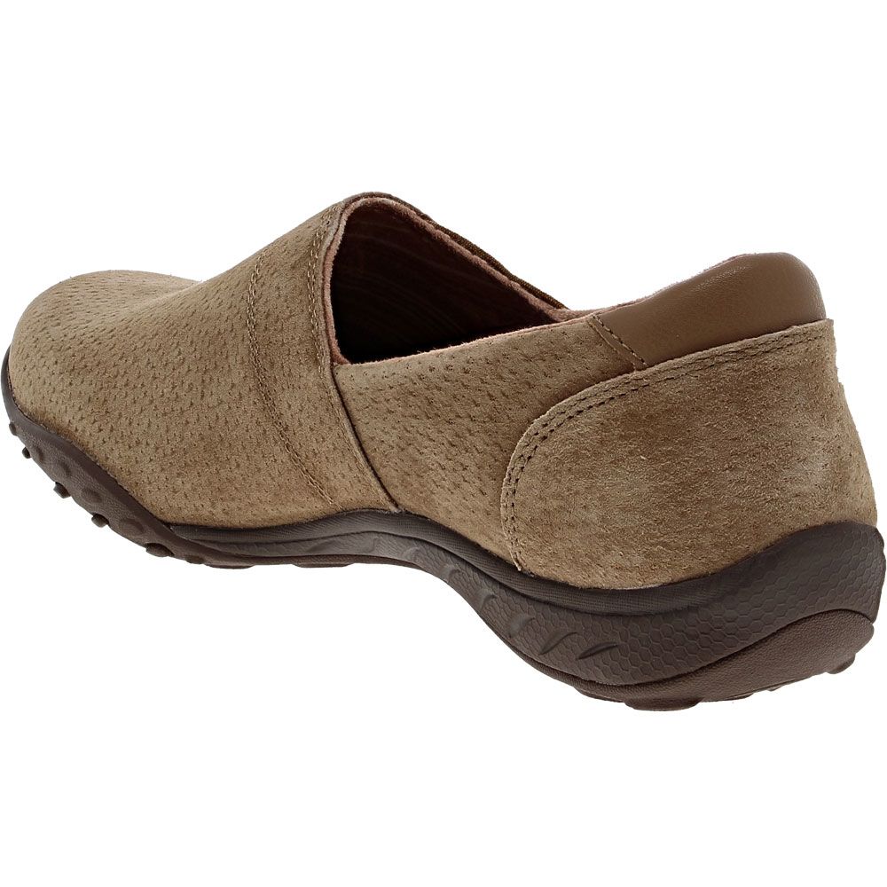 Skechers Relaxed Fit Breathe Easy Kindred Shoes - Womens Desert Back View