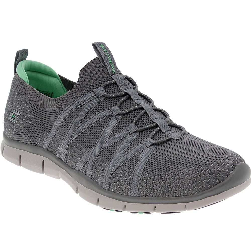 Skechers Gratis Chic Newness Lifestyle Shoes - Womens Charcoal