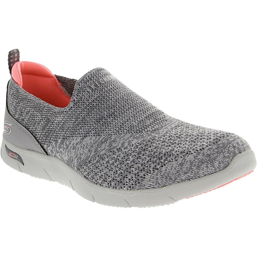 Skechers Arch Fit Refine Lifestyle Shoes - Womens Charcoal