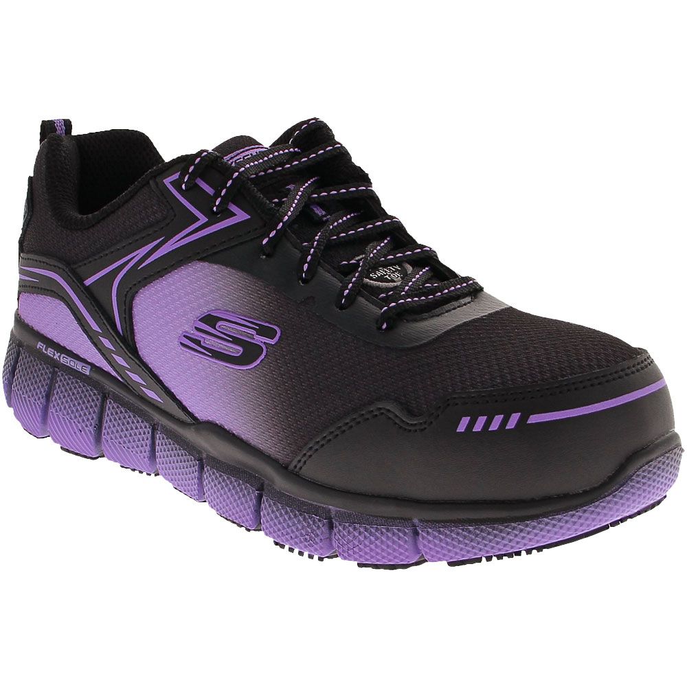 Skechers Work Arterios Safety Toe Work Shoes - Womens Purple