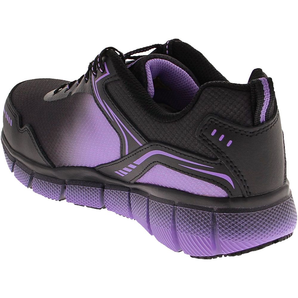 Skechers Work Arterios Safety Toe Work Shoes - Womens Purple Back View