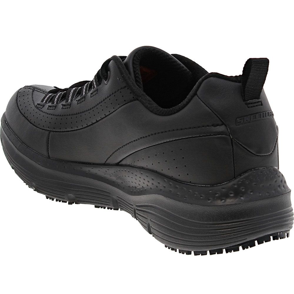Skechers Work Arch Fit Trickell II Work Shoes - Womens Black Back View