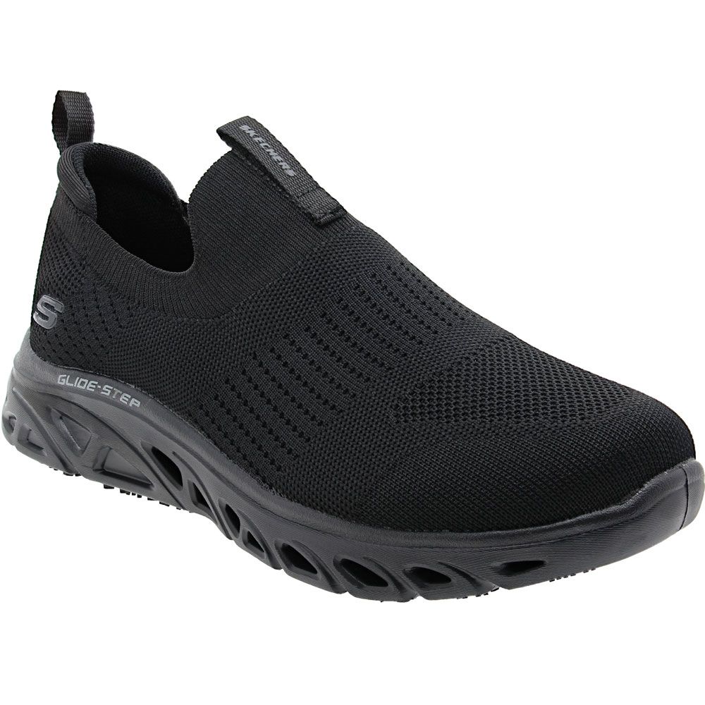 Skechers Work Glide Step Elloween Non-Safety Toe Womens Shoes Black