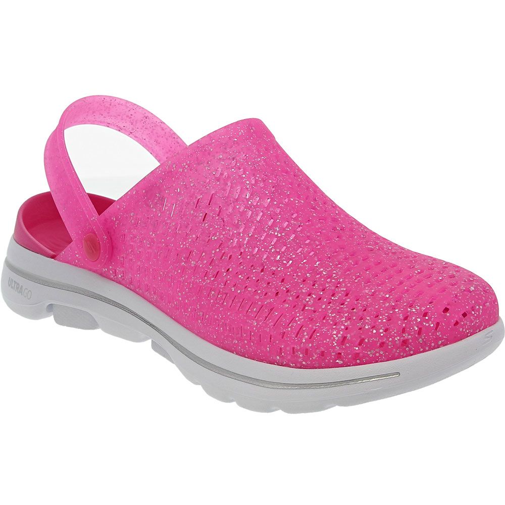 Skechers Go Walk 5 Ocean Foamie Water Sandals - Womens Pink