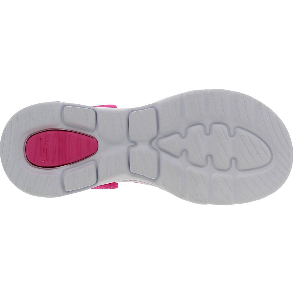 Skechers Go Walk 5 Ocean Foamie Water Sandals - Womens Pink Sole View