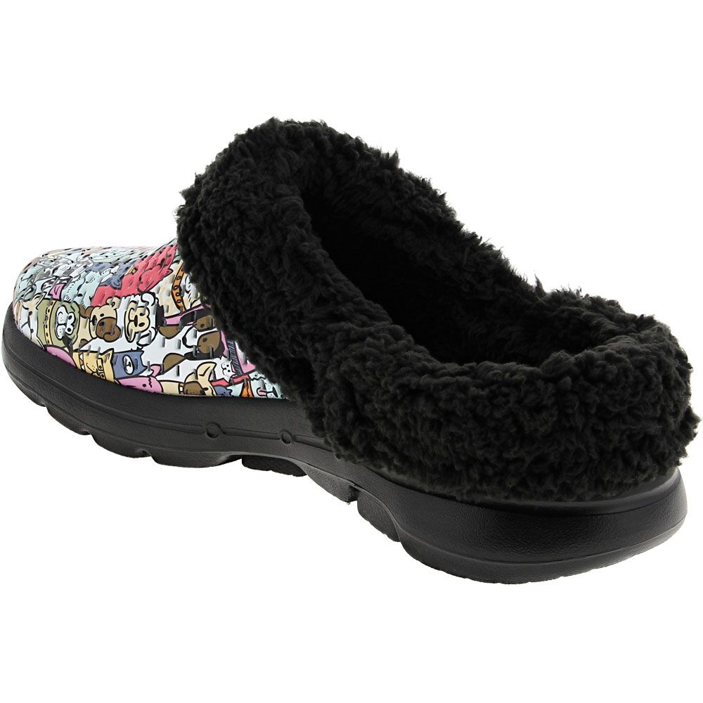 Skechers Go Walk 5 Dogs for Life Womens Clogs Multi Back View