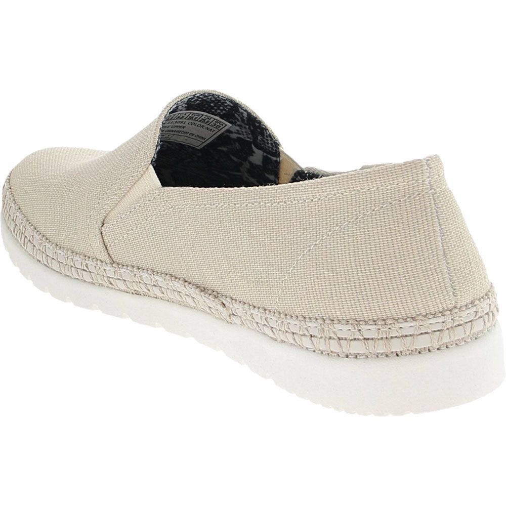 Skechers Flexpadrille Darkhorse Lifestyle Shoes - Womens Natural Back View