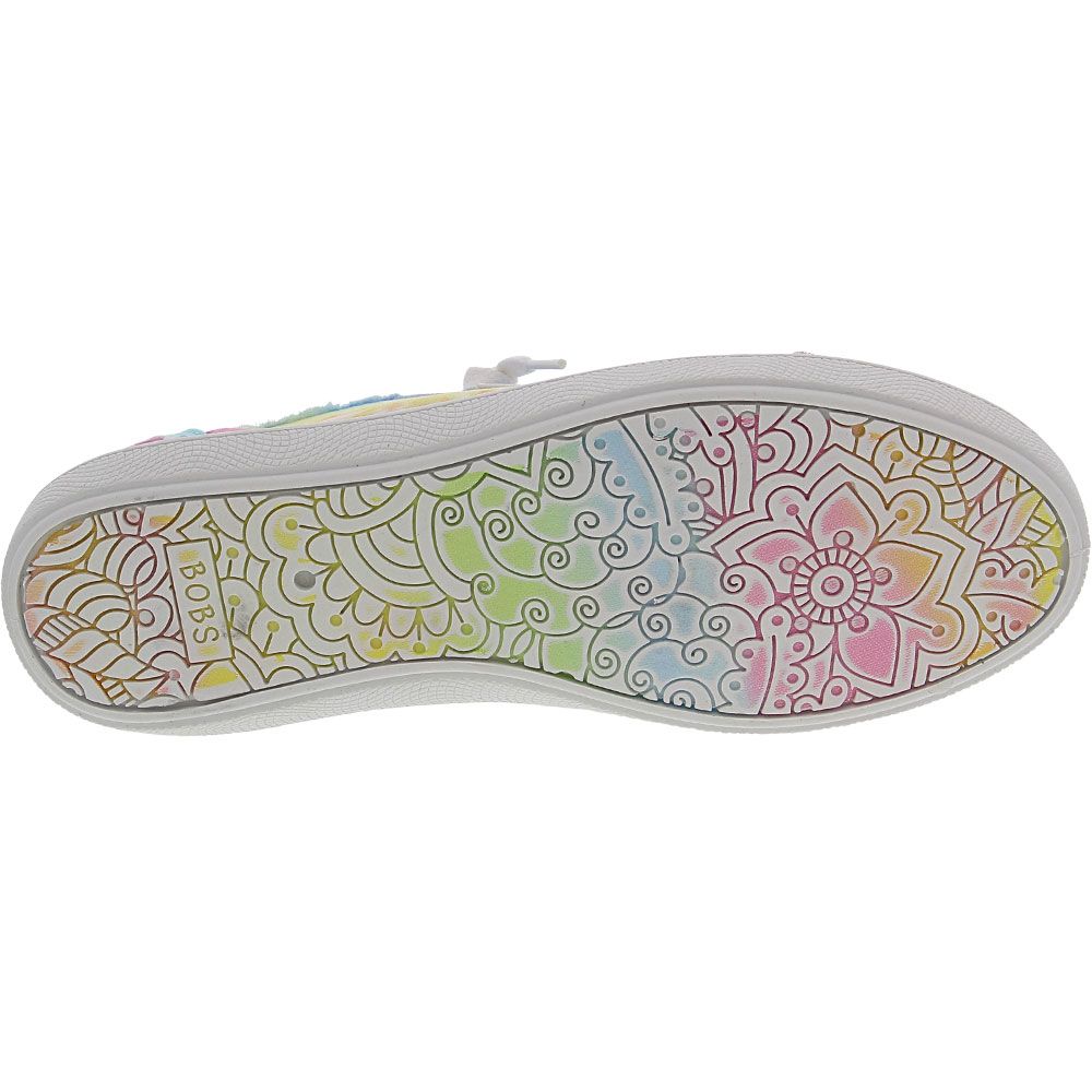 Skechers Bobs B Cute Camp Color Lifestyle Shoes - Womens Pink Multi Sole View