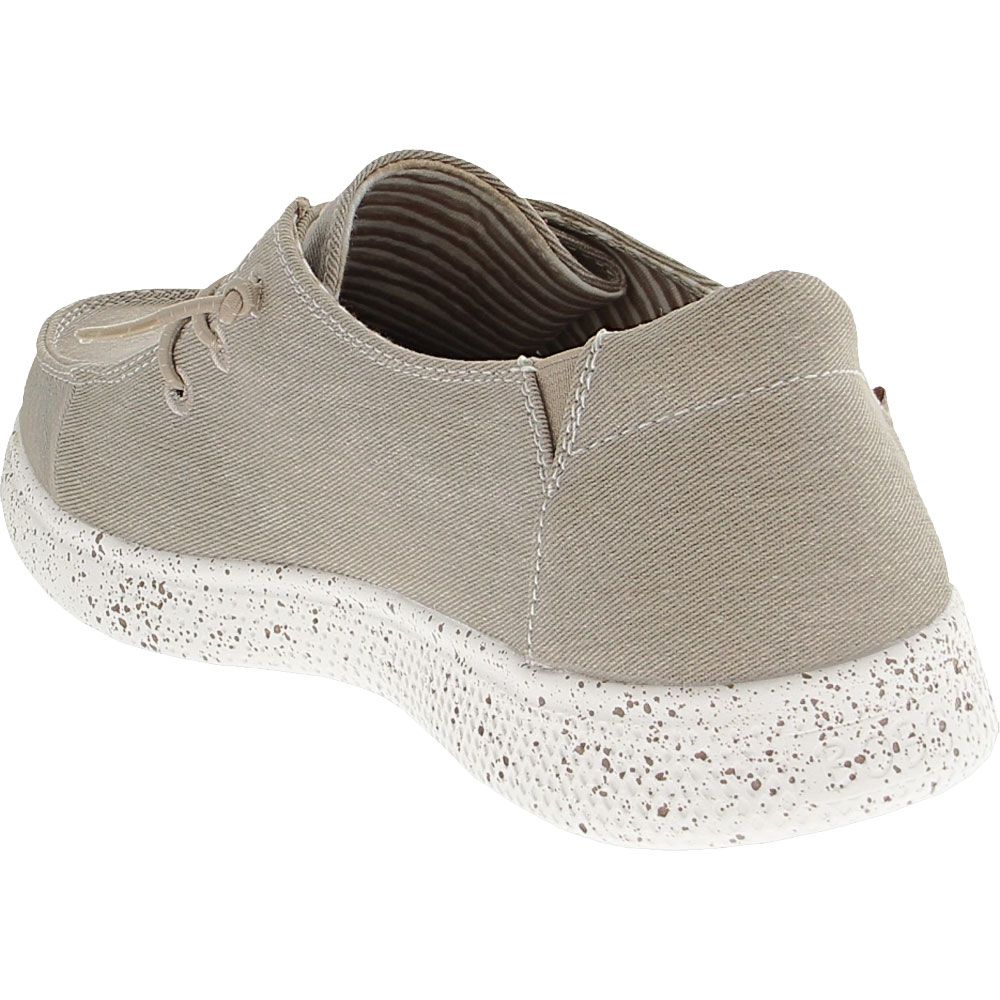 Skechers Bobs Skipper Summer Life Womens Lifestyle Shoes Taupe Back View
