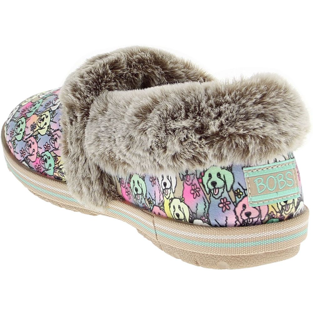 Skechers Too Cozy Winter Howl Slippers - Womens Natural Back View