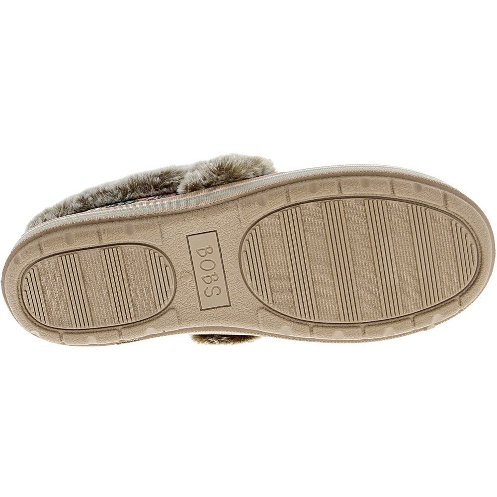 Skechers Too Cozy Winter Howl Slippers - Womens Natural Sole View