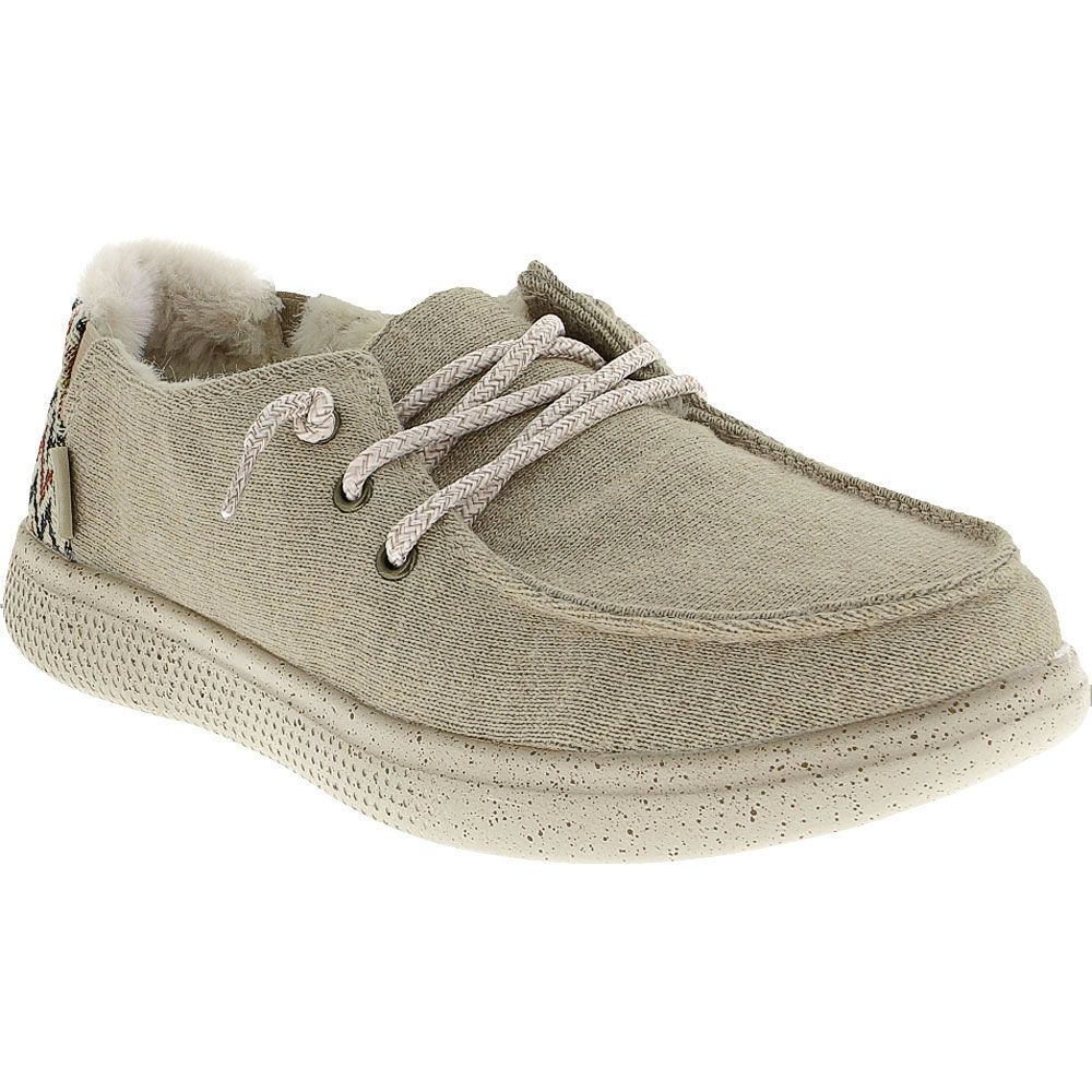 Skechers Bobs Skipper Cozyville Slip on Casual Shoes - Womens Taupe