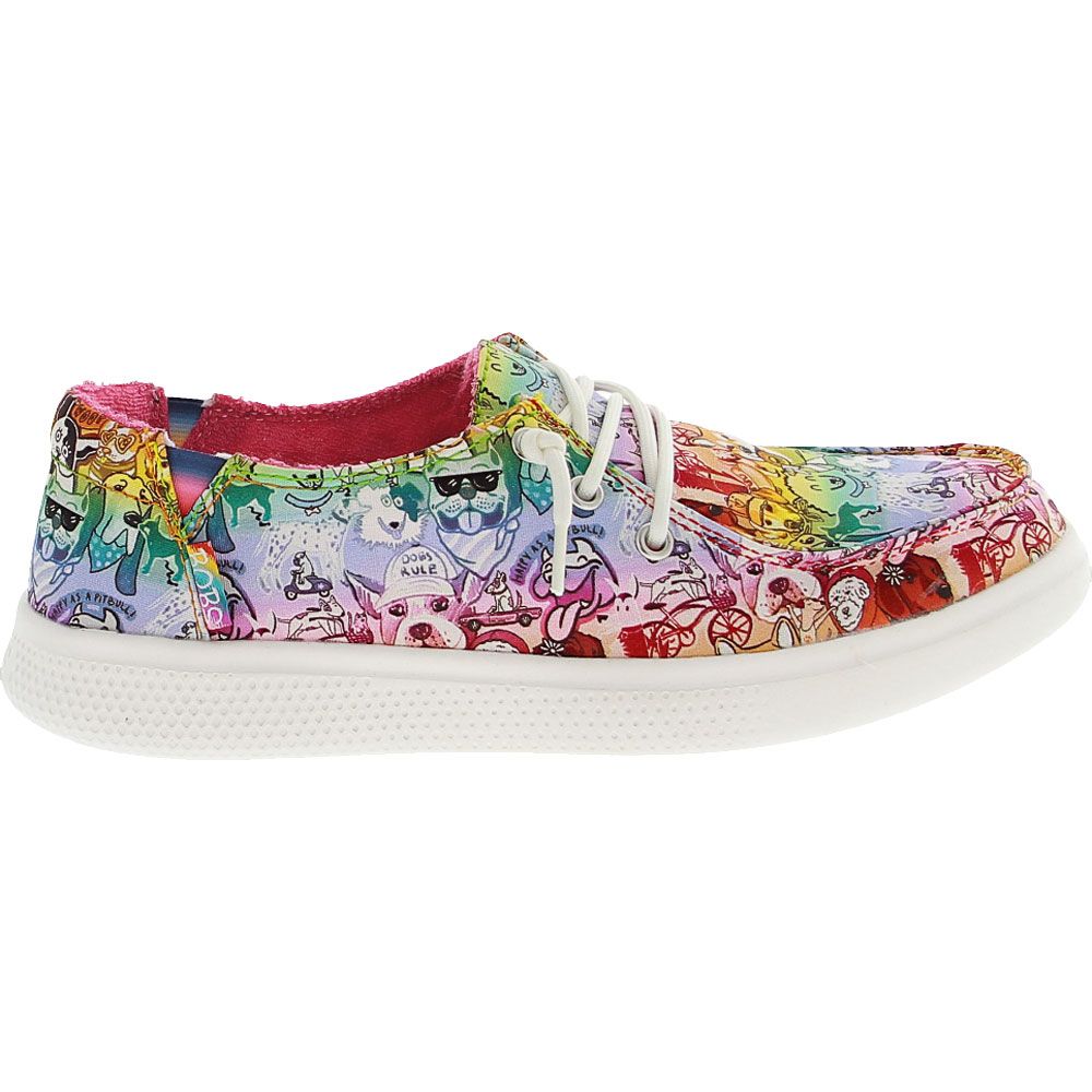 Skechers Bobs Skipper Doggone Beachy Womens Lifestyle Shoes Multi Side View