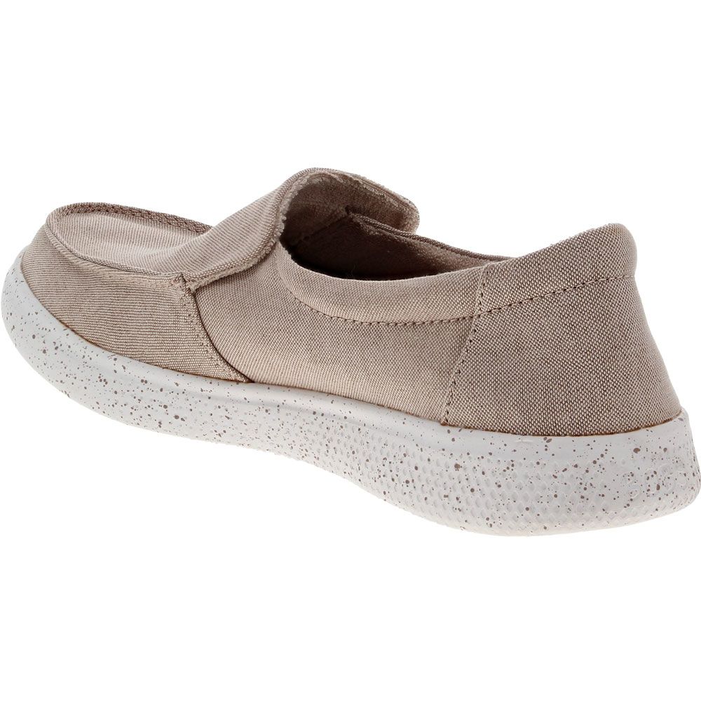 Skechers Bobs Skipper Delightful Melody Slip on Shoes - Womens Natural Back View