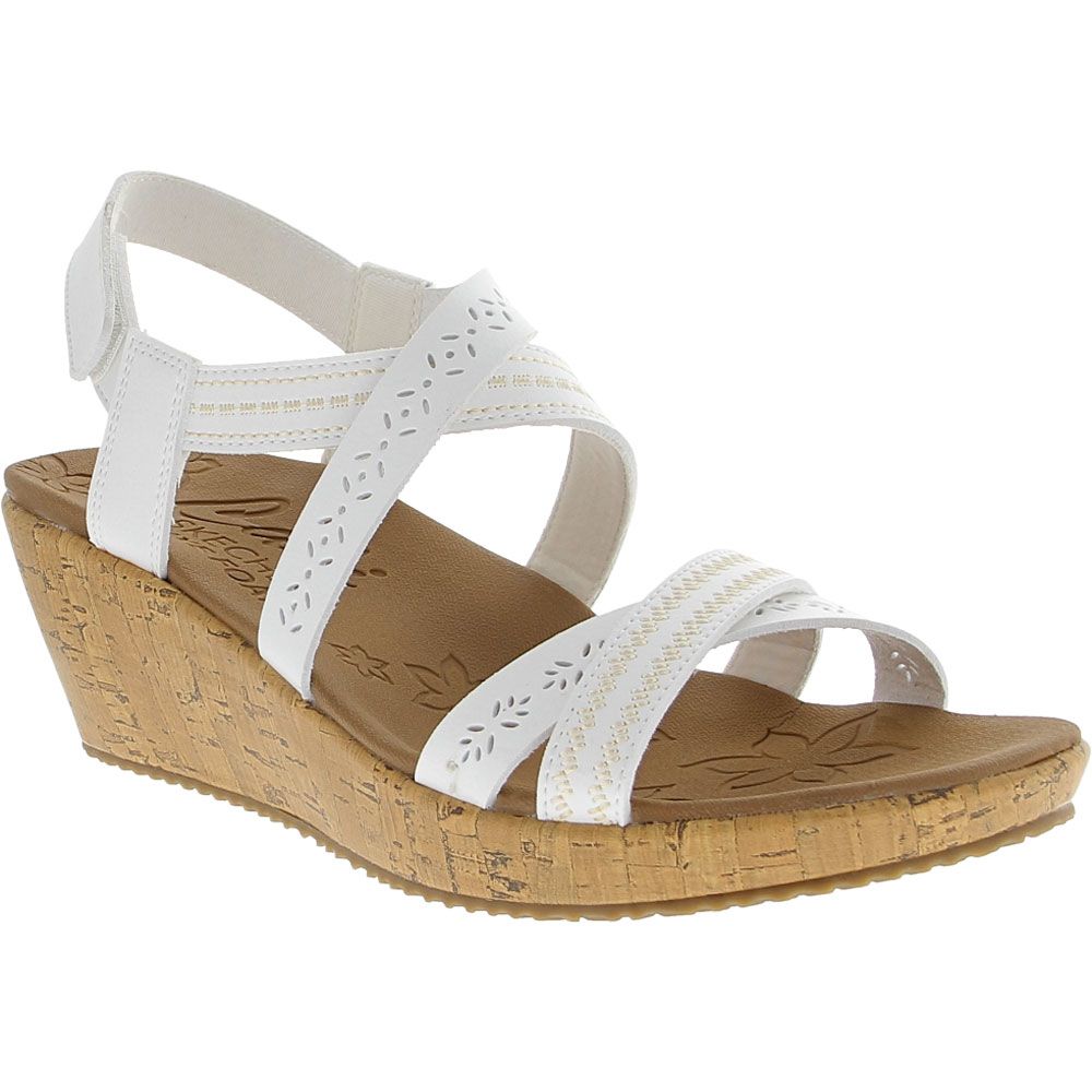 Skechers Beverlee Delicate Glow Sandals - Womens White