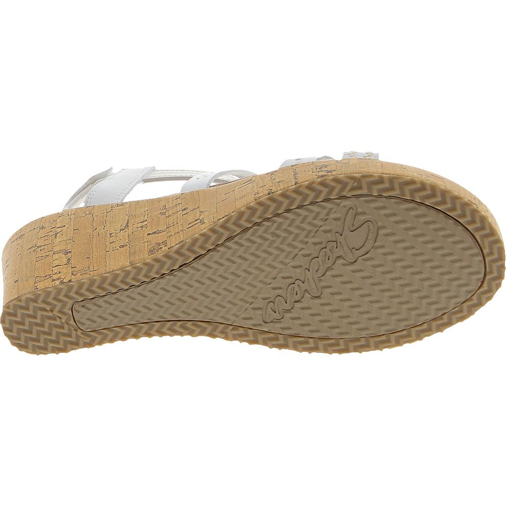 Skechers Beverlee Delicate Glow Sandals - Womens White Sole View