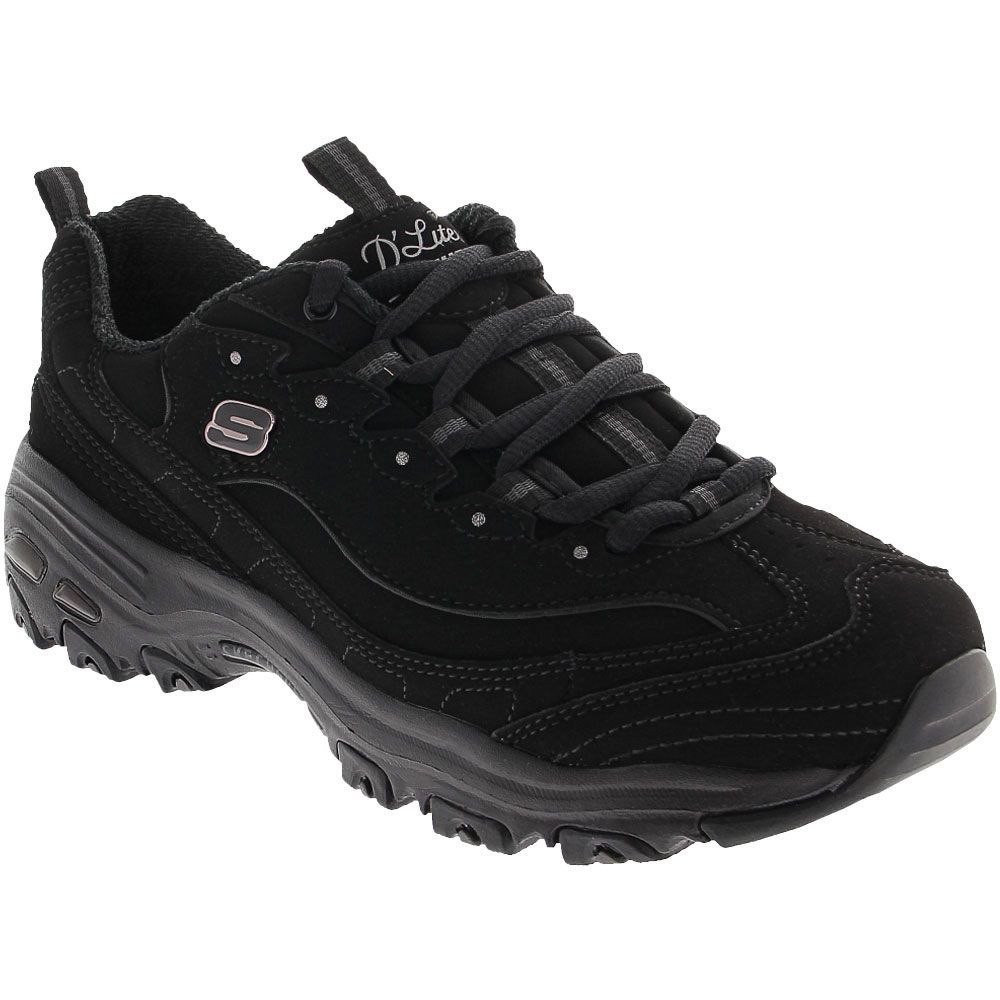 Skechers Dlites Play On Lifestyle Shoes - Womens Black