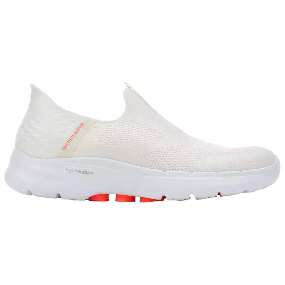 Skechers Women's Hands Free Slip-ins Go Walk 6-Fabulous View Sneaker,  Off-white, 6.5 : : Clothing, Shoes & Accessories