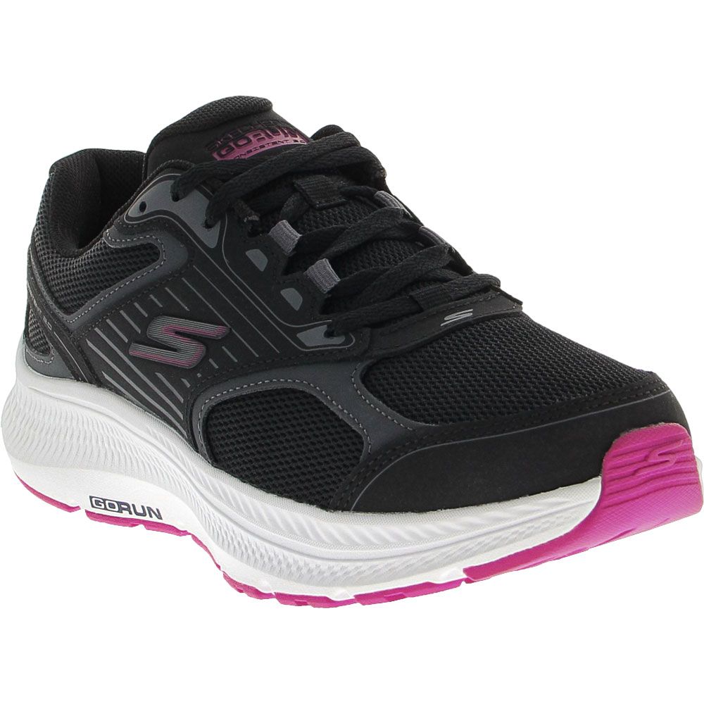 Skechers Go Run Consistent 2 Advantage Running Shoes - Womens Black Pink