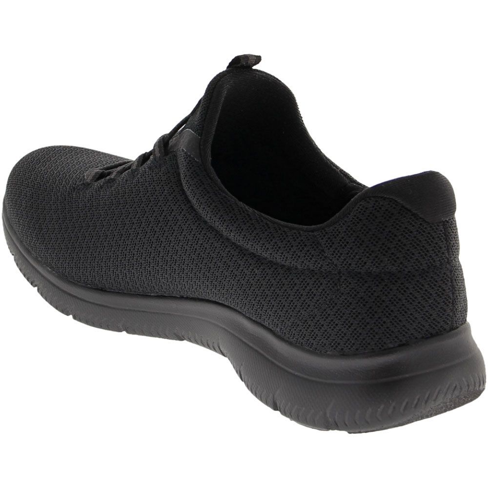 Skechers Summits Lifestyle Shoes - Womens Black Back View