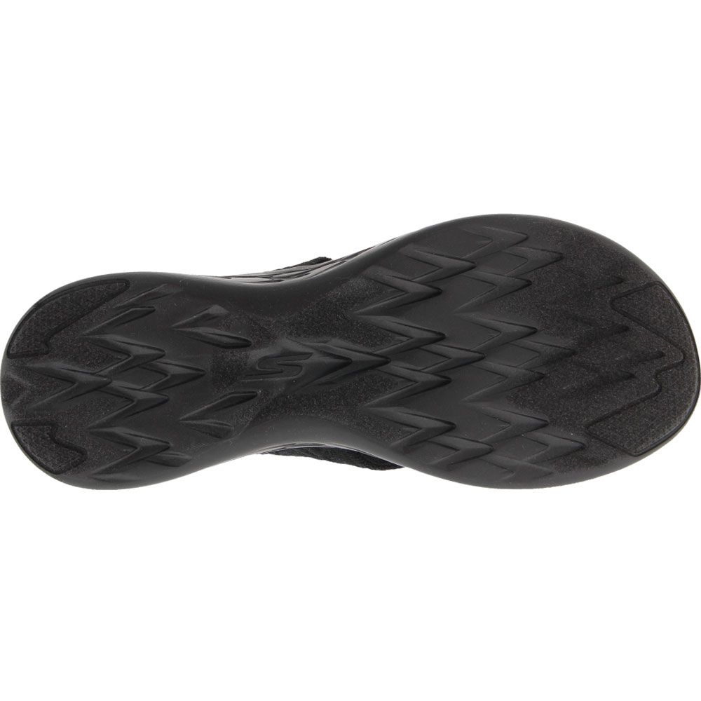 Skechers On The Go 600 Sunny Water Sandals - Womens Black Black Sole View