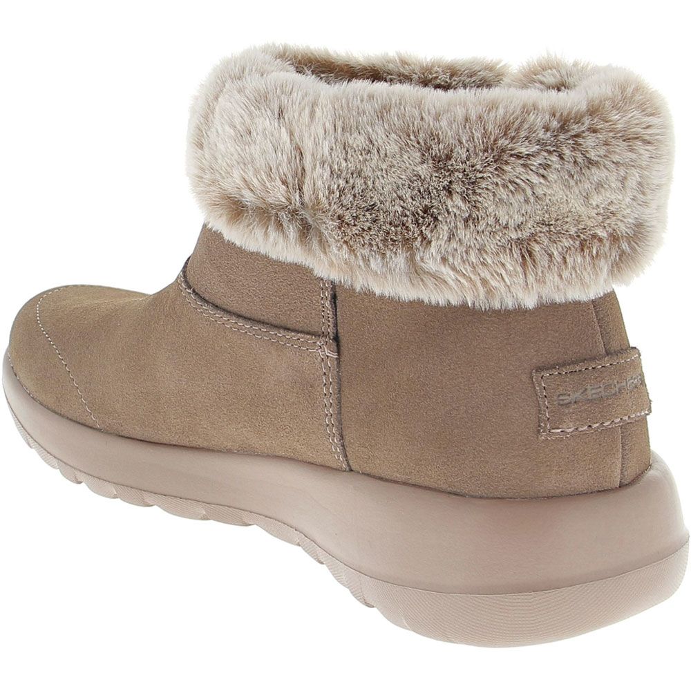 Skechers On The Go Joy Casual Boots - Womens Taupe Back View