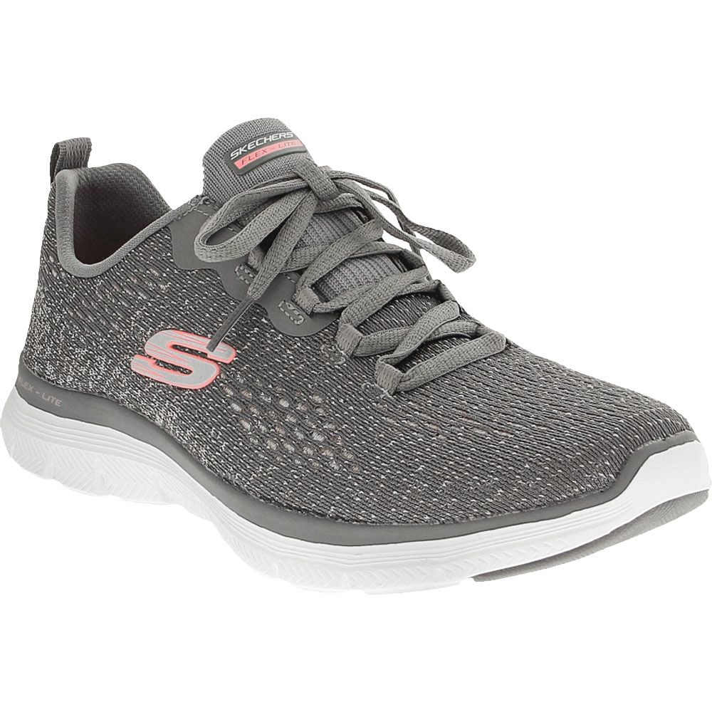 Skechers Flex Appeal 4 Vividspi Lifestyle Shoes - Womens Grey