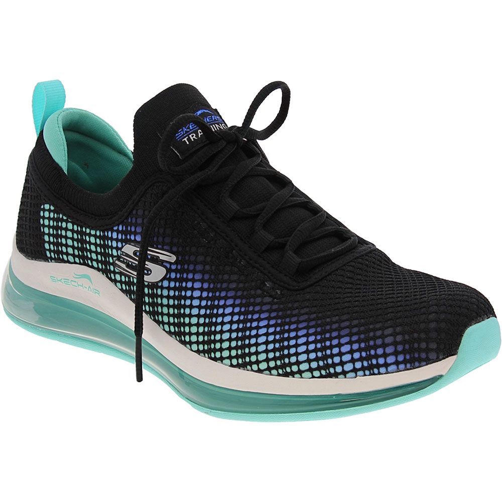 Skechers Air Element 2 Vivid Lifestyle Shoes - Womens Black Blue