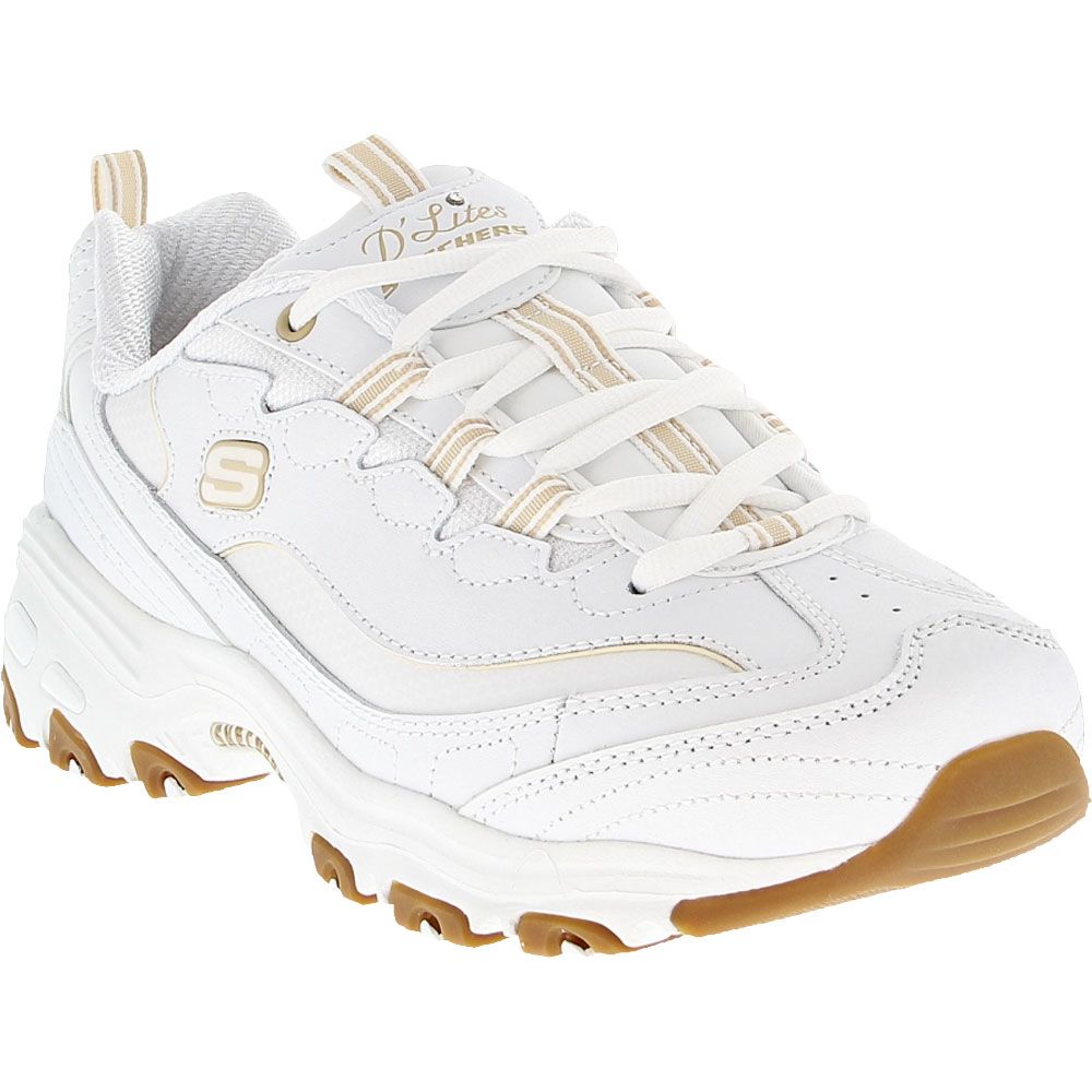Skechers Dlites Good Neutral Lifestyle Shoes - Womens Off White