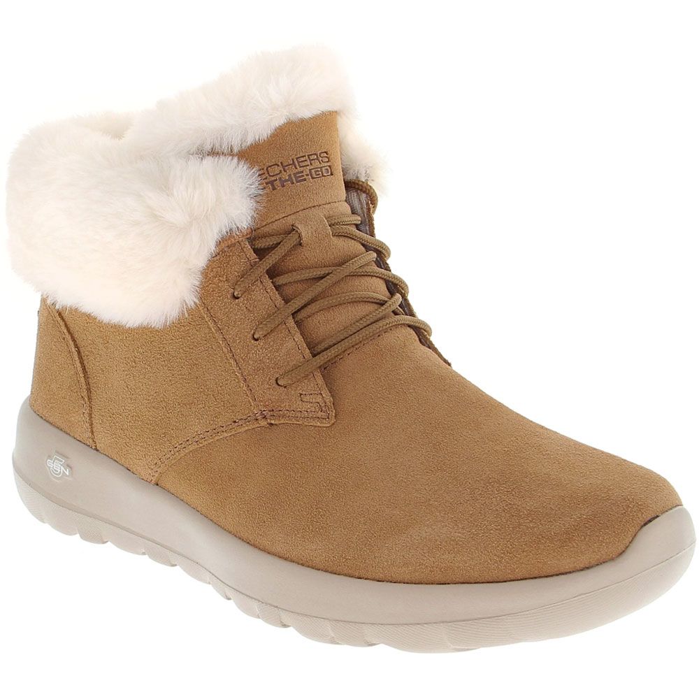 Skechers On The Go Joy Lush Casual Boots - Womens Chestnut