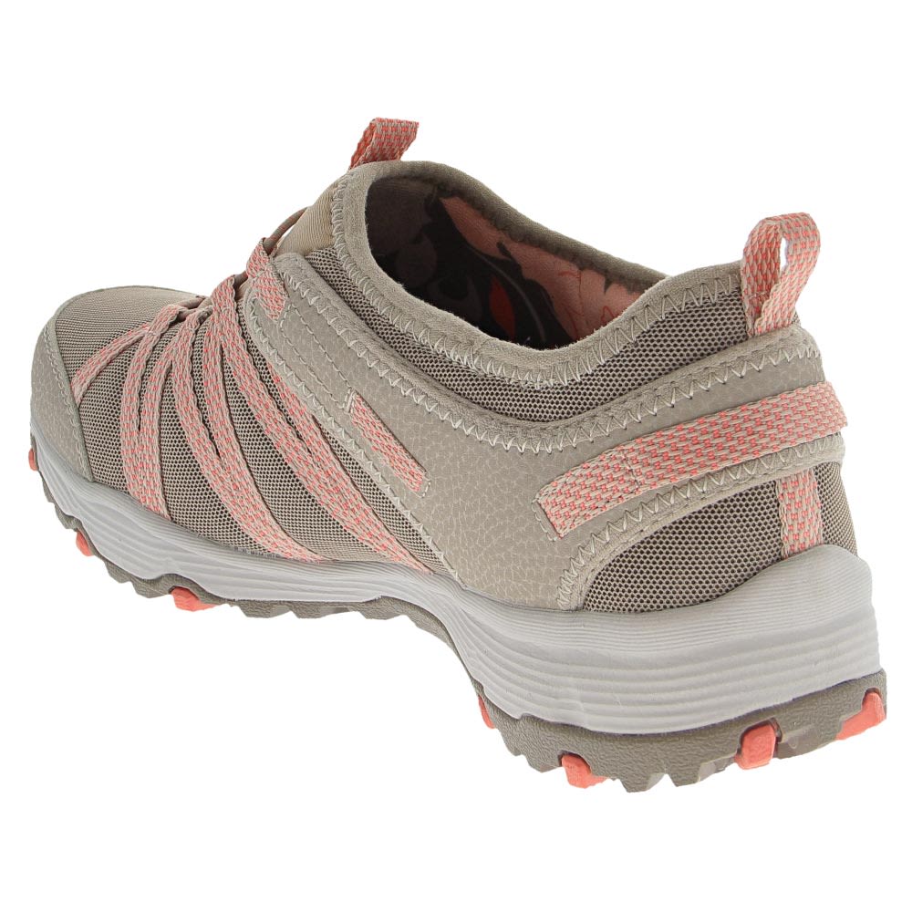 Skechers Seager Hiking Shoes - Womens Taupe Back View