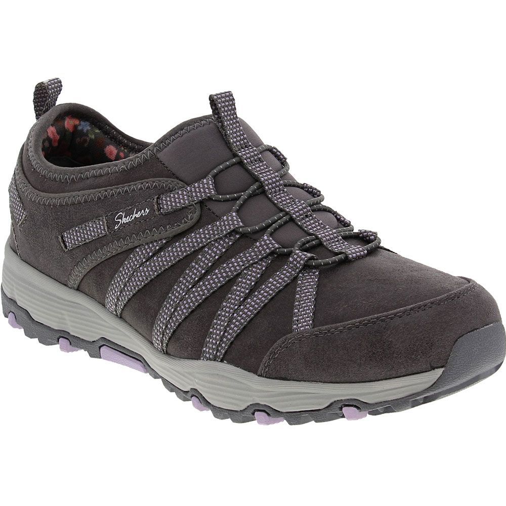 Skechers Seager Bungee Hiking Shoes - Womens Charcoal